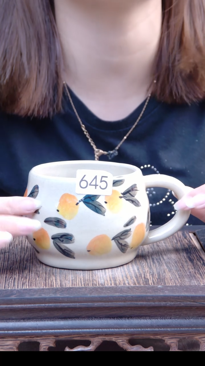 杯子景德镇陶瓷手绘645