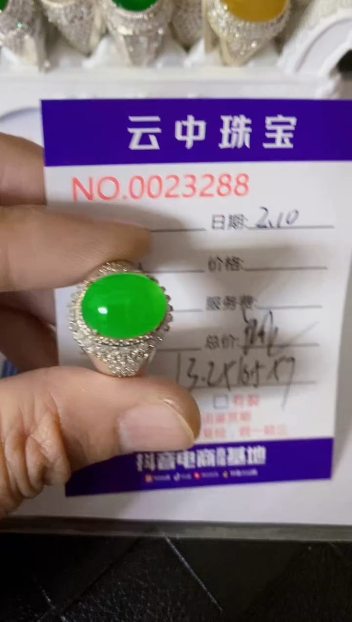 【闪购商品】翡翠戒指未镶嵌/32880000