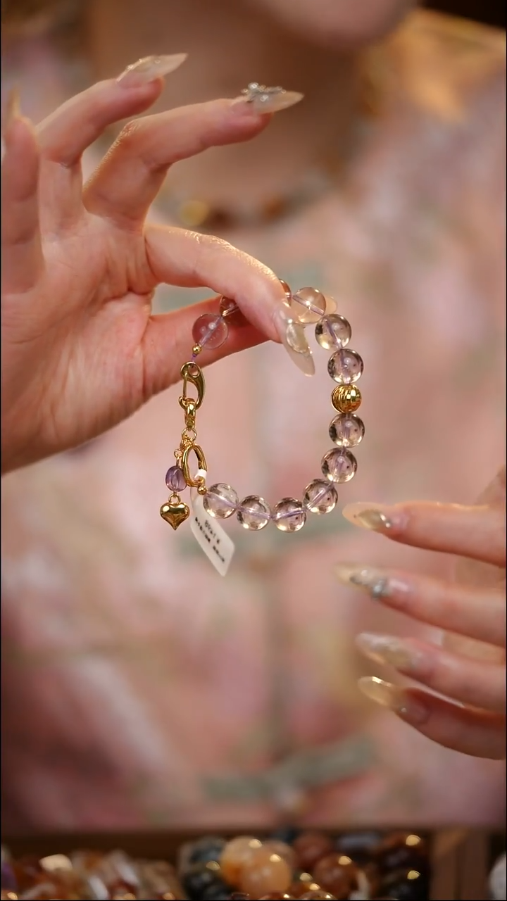 合金手串水晶紫水晶-