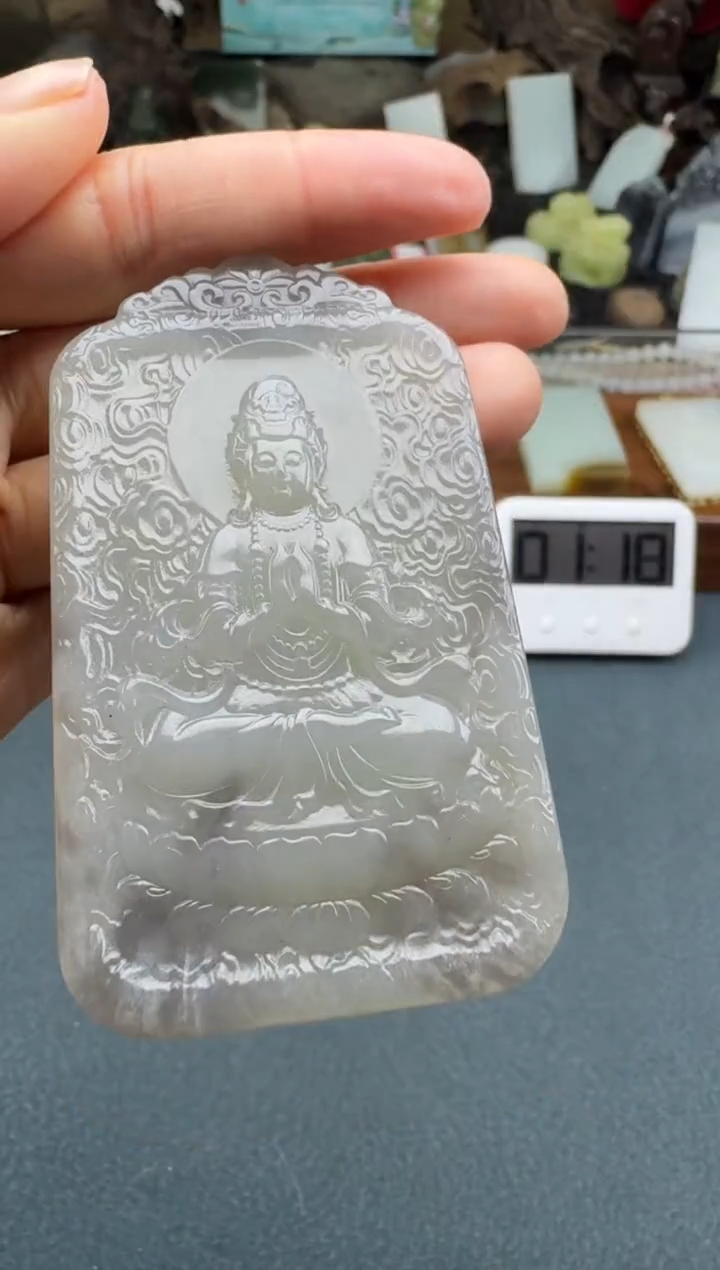 【闪购商品】和田玉颈饰未镶嵌开心