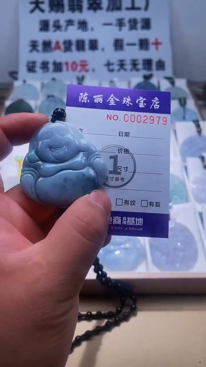 【闪购商品】翡翠颈饰未镶嵌天赐翡翠3号铺闪购商品20250115