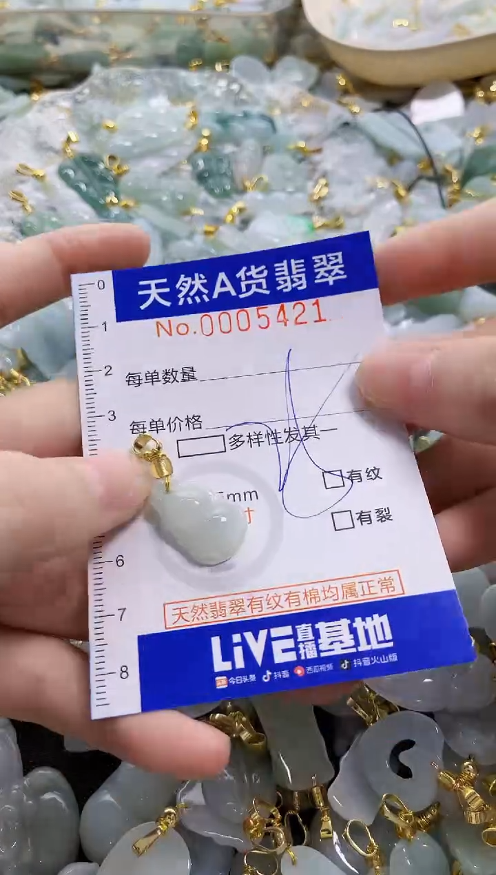 颈饰未镶嵌翡翠天然A货翡翠