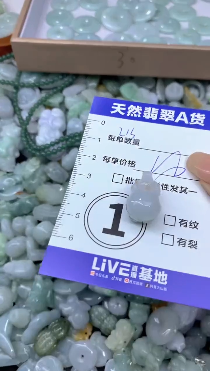 颈饰未镶嵌翡翠天然翡翠A货批量多样性发一件