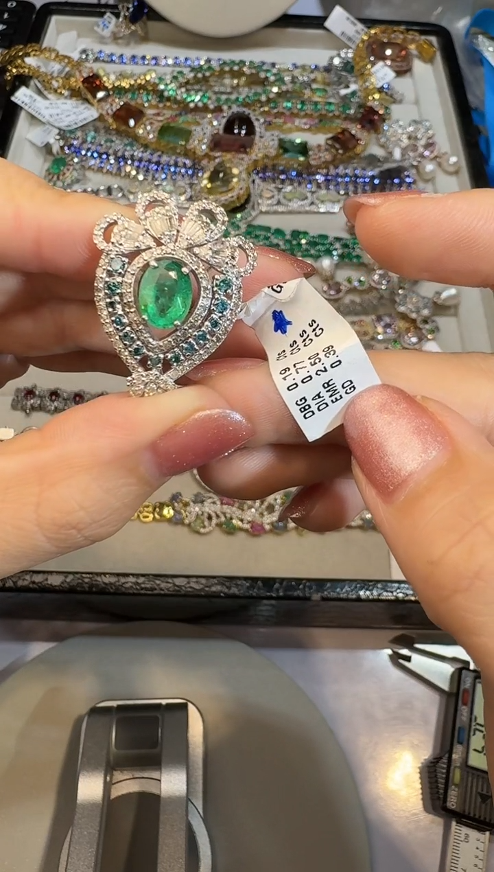 【闪购商品】定制祖母绿戒指未镶嵌戒指