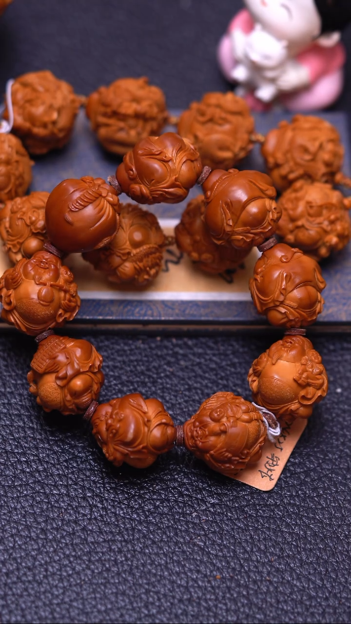 手串/手链橄榄核知**乐童子财神