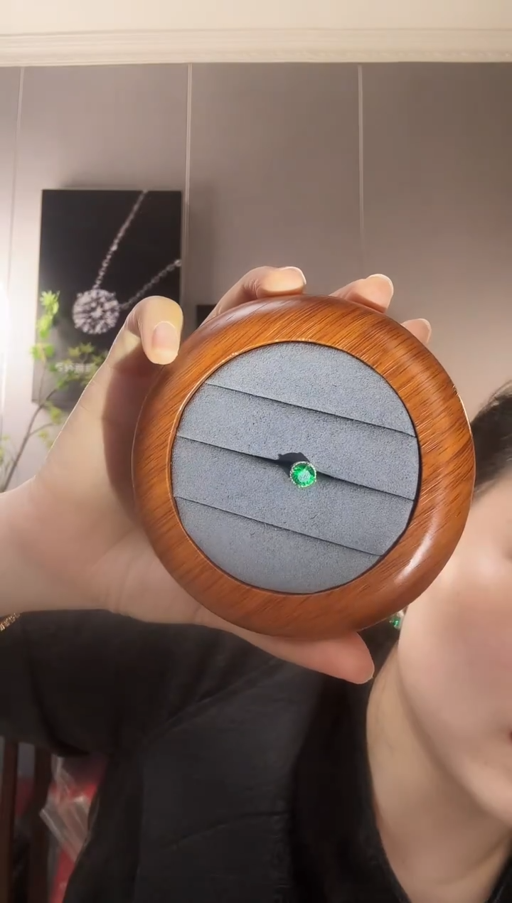 主播定制链接 绿色耳钉