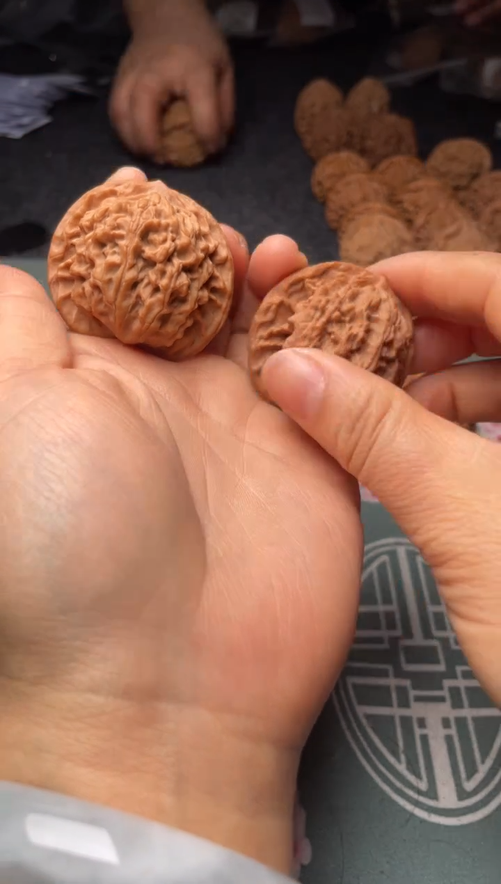 把件文玩核桃w117 盘龙纹 43尺