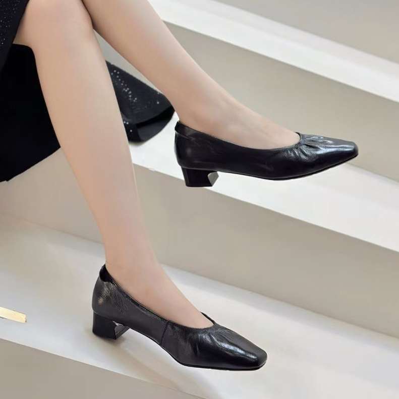 牛皮单鞋088836黑色