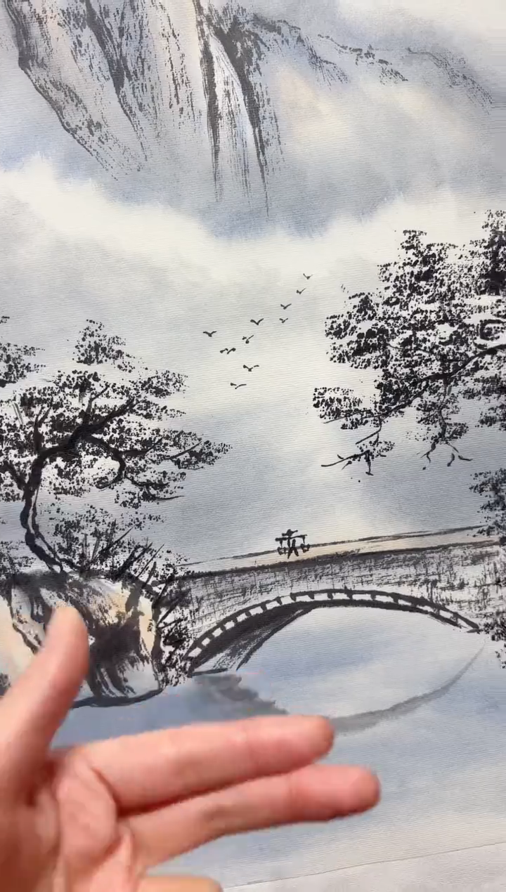 国画秦燕格国画手绘作品Y3