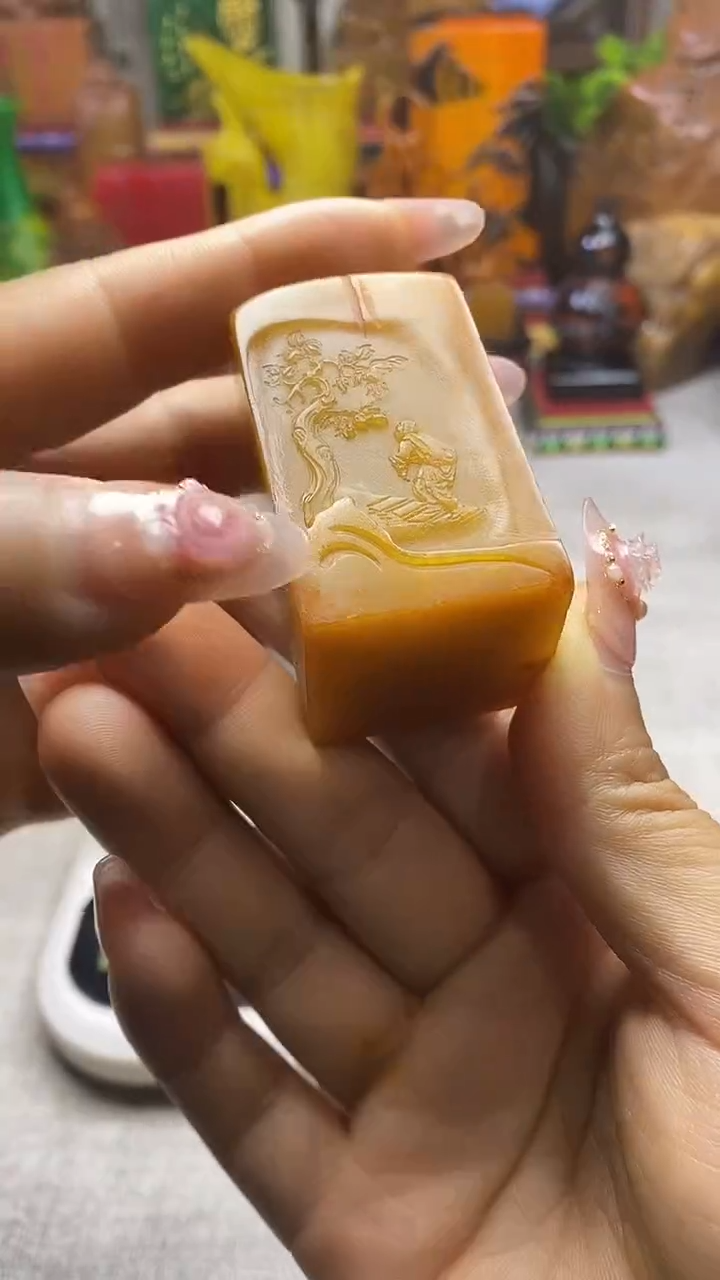 寿山石印石纯天然石料