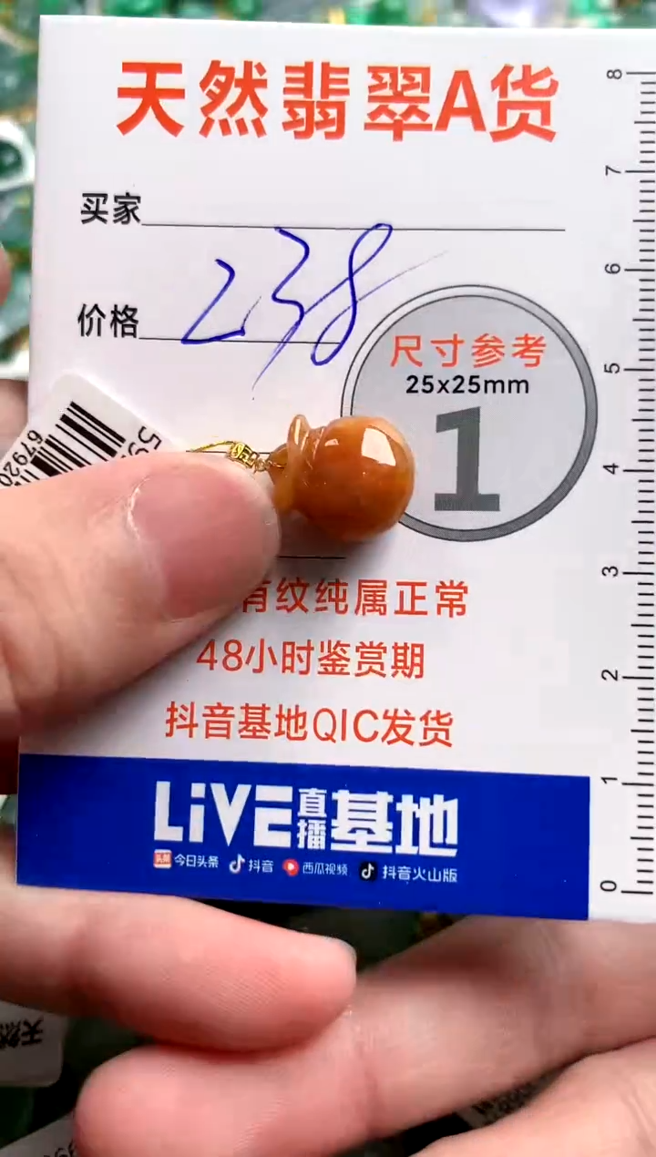 【闪购商品】翡翠颈饰18K金镶嵌0094789370