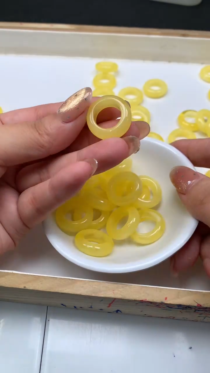 裸石蜜蜡未镶嵌M431 蜜蜡 跑环21*6内13mm1个5元