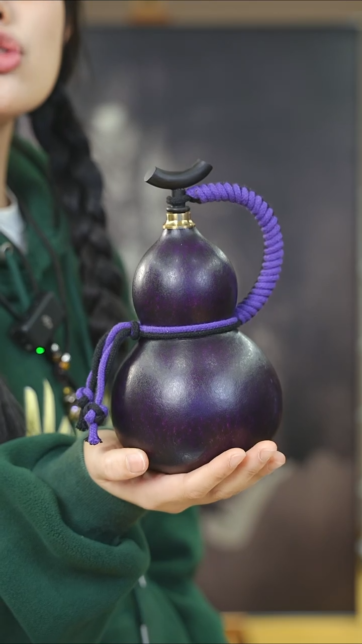 【闪购商品】XG247大漆酒葫芦不包手串及旋转底座