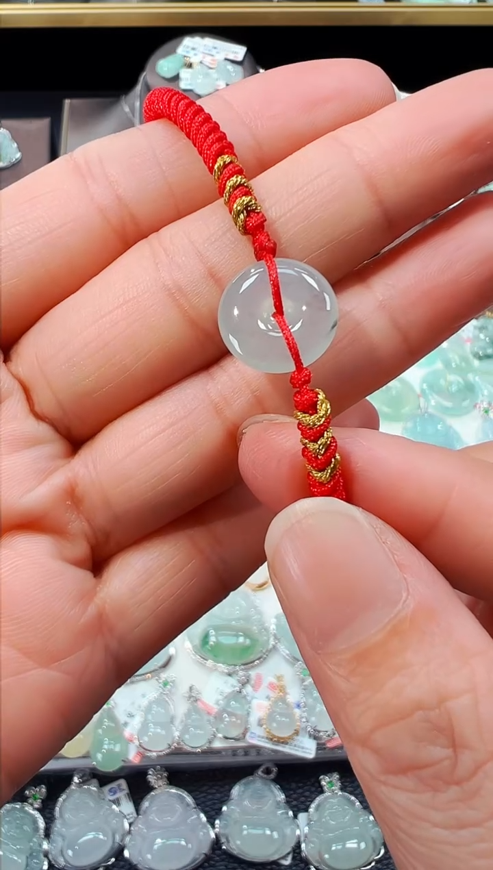 【闪购商品】翡翠手绳未镶嵌平安扣手绳