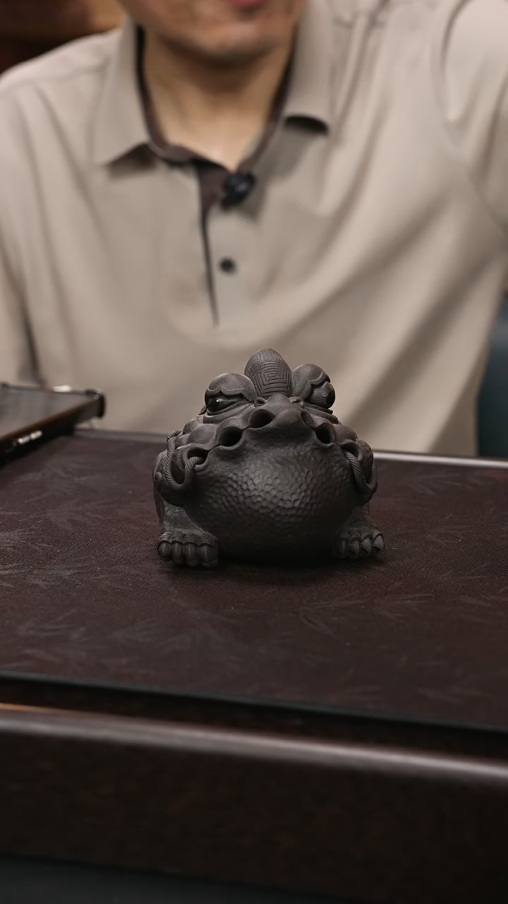 紫砂茶宠紫砂金蟾