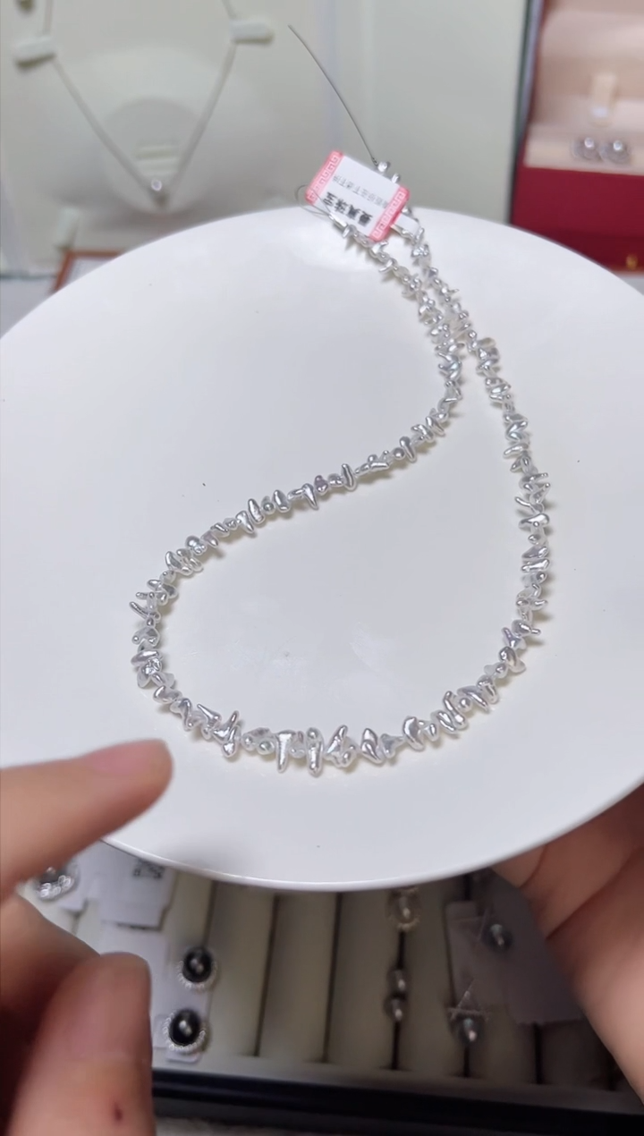 【闪购商品】海水珍珠耳饰银S925镶嵌01