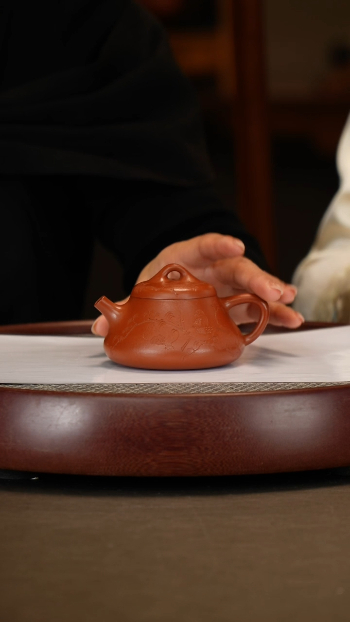 【闪购商品】紫砂茶壶【杨建英】朱泥石瓢   160CC