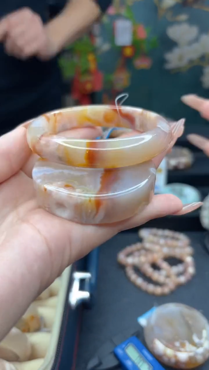 【闪购商品】石英质玉手镯未镶嵌3（59圈赠送镯心）