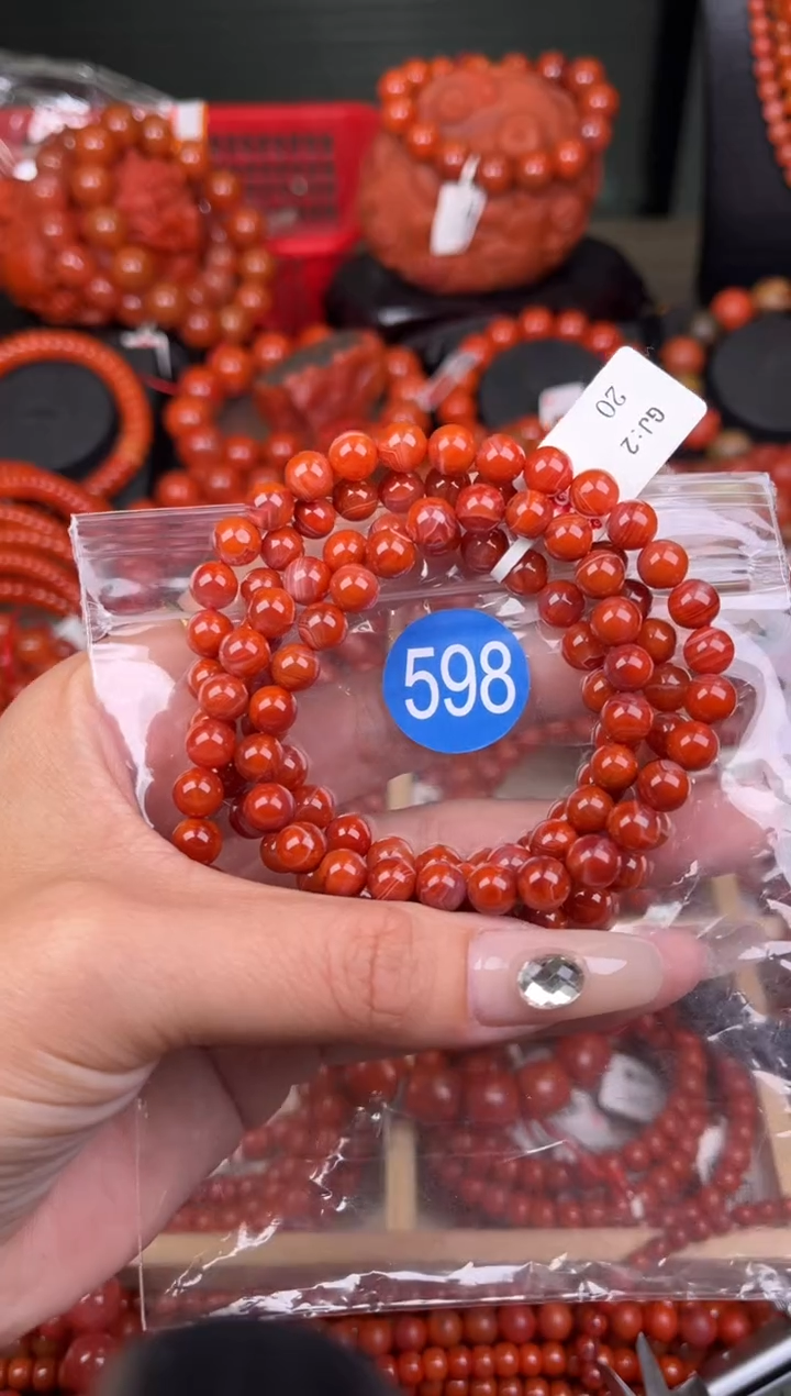 南红玛瑙未镶嵌珠宝奇石598-6+