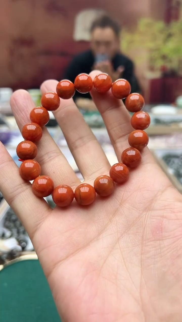 【闪购商品】水晶手链未镶嵌南红手链01