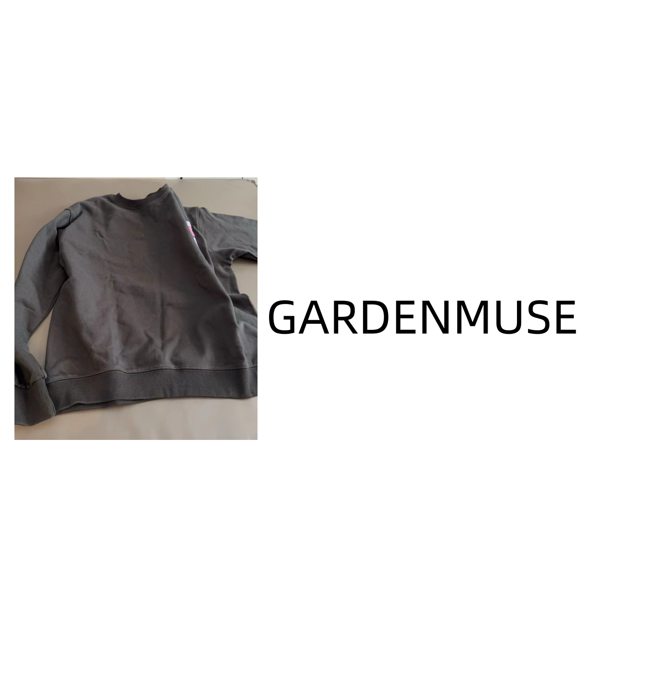 GARDENMUSE 彩虹拉绒卫衣A243