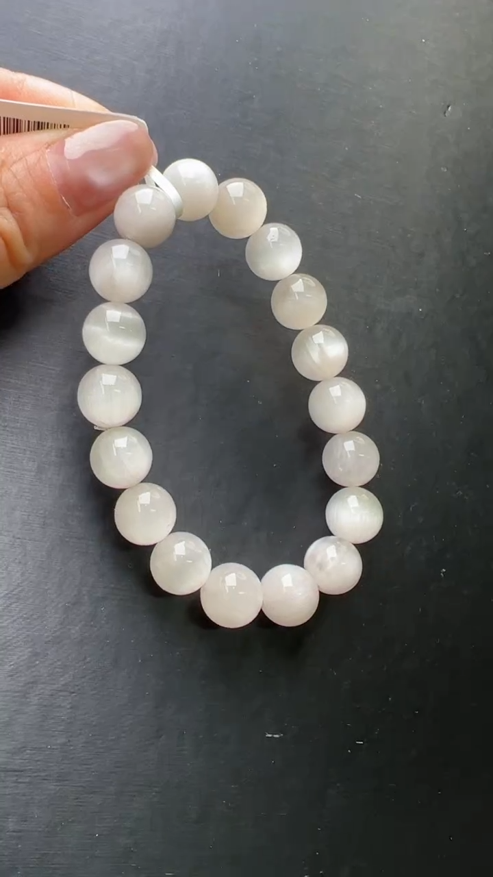 【闪购商品】水晶手串未镶嵌白兔毛手串11m+ JP39262