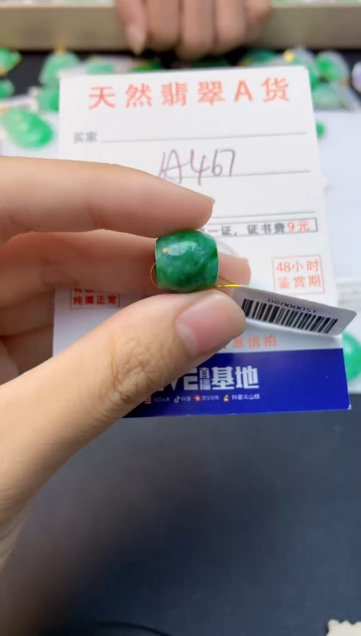 颈饰未镶嵌翡翠天然缅甸A货翡翠11