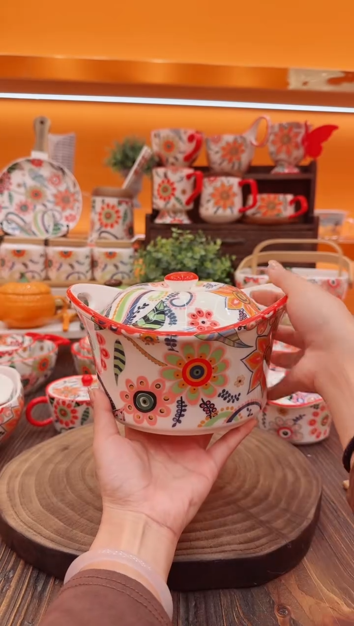 罐景德镇陶瓷餐具碗碟盘子大