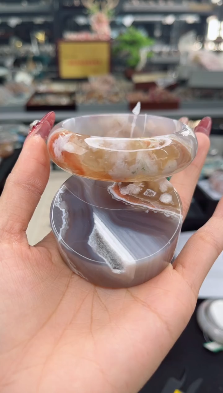 【闪购商品】石英质玉手镯未镶嵌58圈口（赠品镯心）6571287