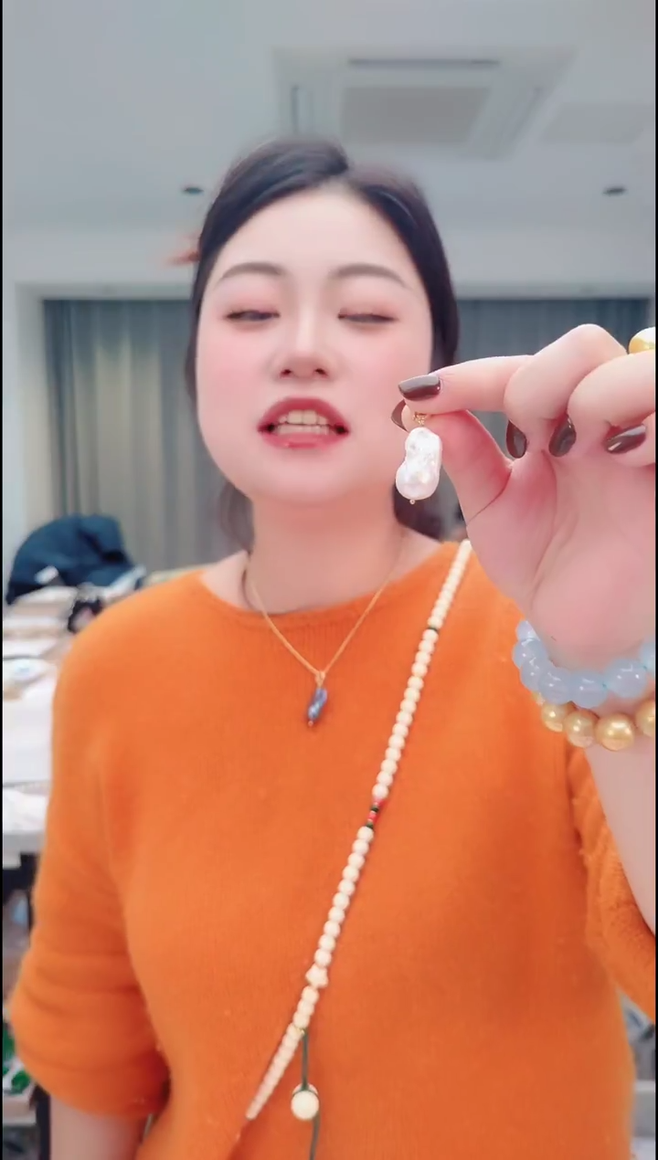 颈饰未镶嵌淡水珍珠0201单珠