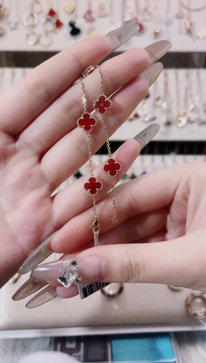 【闪购商品】玛瑙手链18K金镶嵌18K金镶嵌 K玫 