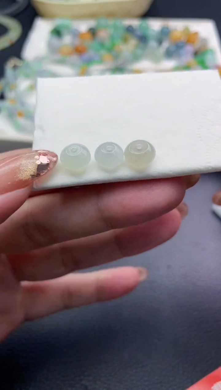未镶嵌定制翡翠A****e珠子