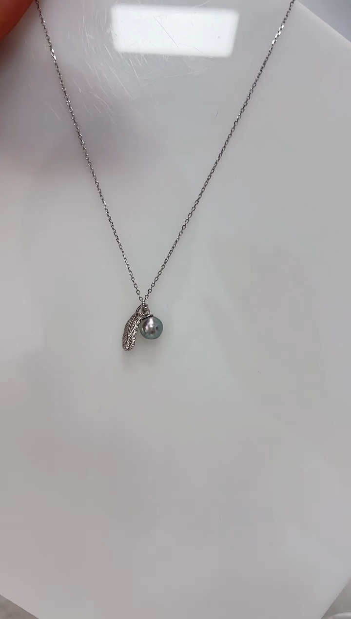 【闪购商品】海水珍珠DA银S925镶嵌套链 7 C722