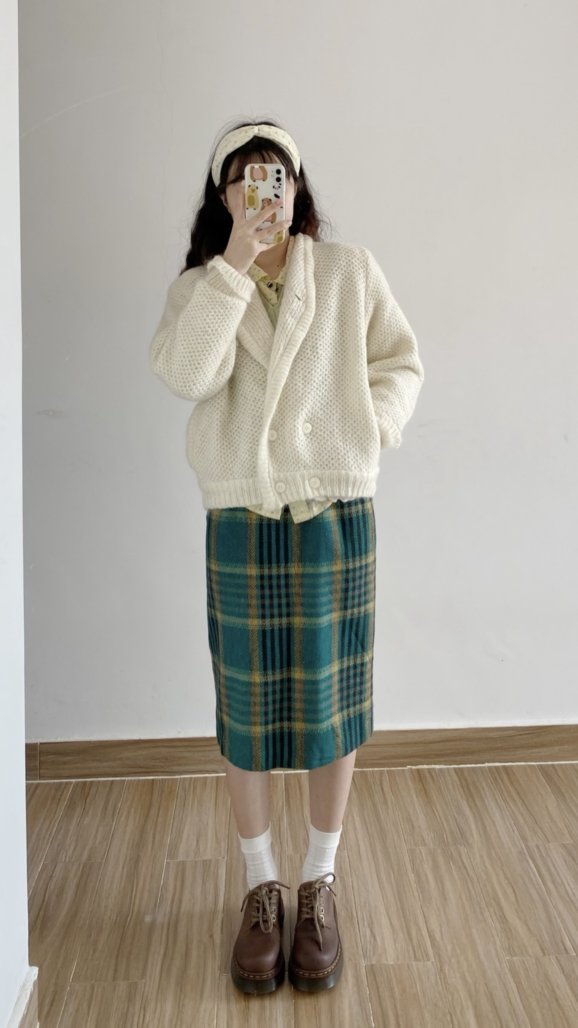 籽一vintage古着秋冬日式复古百搭精品半身裙（no退no换）