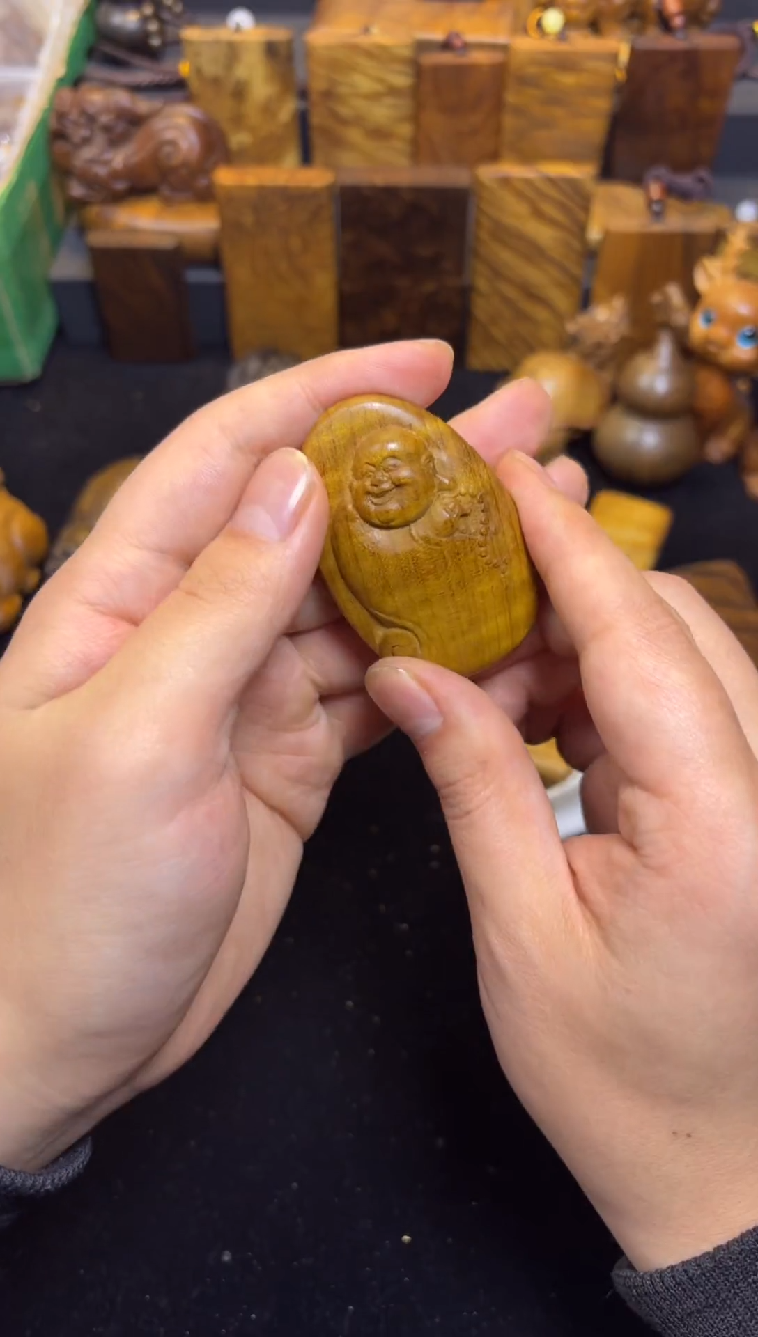 【闪购商品】楠木（金丝楠）手串/手链弥勒佛182