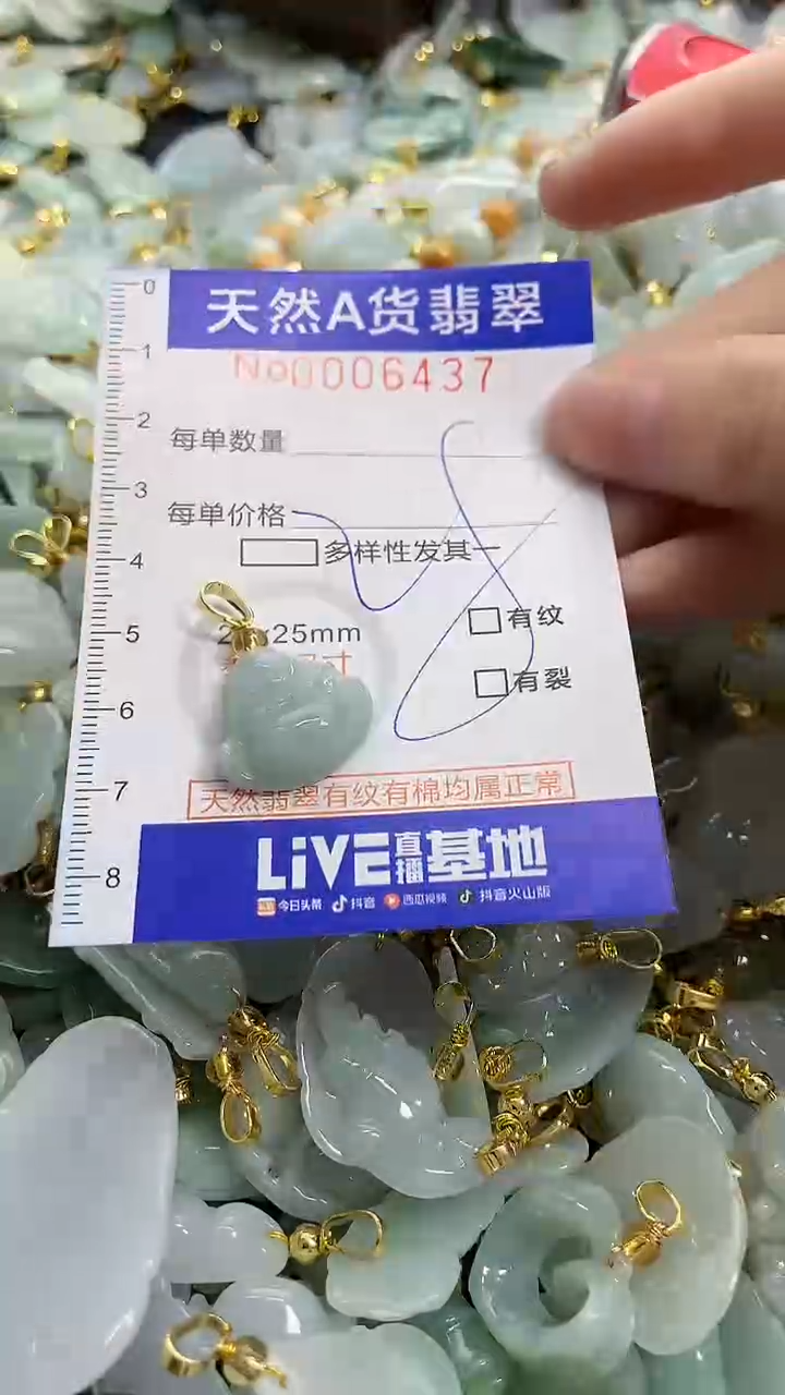颈饰未镶嵌翡翠天然A货翡翠