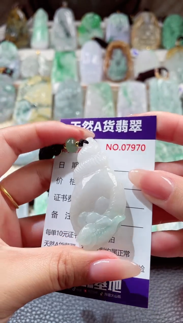 翡翠未镶嵌颈饰0000012345