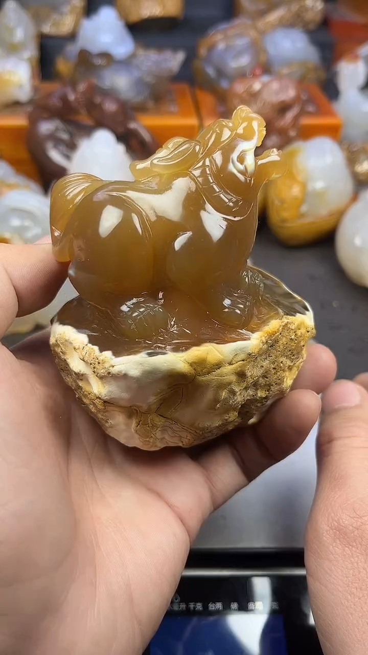 【闪购商品】玛瑙/玉髓摆件未镶嵌1