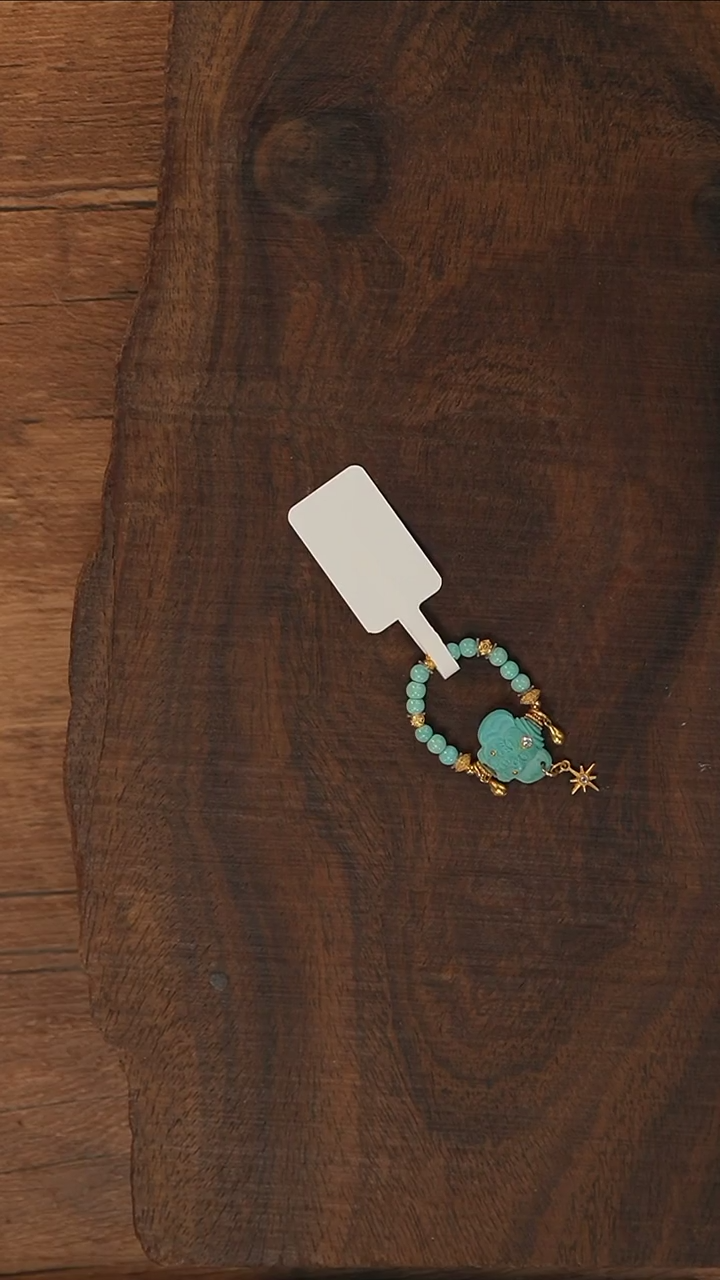 【闪购商品】绿松石戒指18K金镶嵌S3062-定制