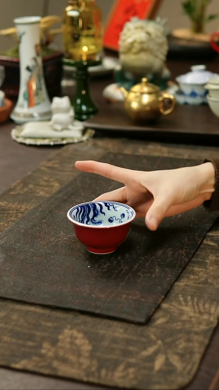 景德镇陶瓷杯碗柴烧多人