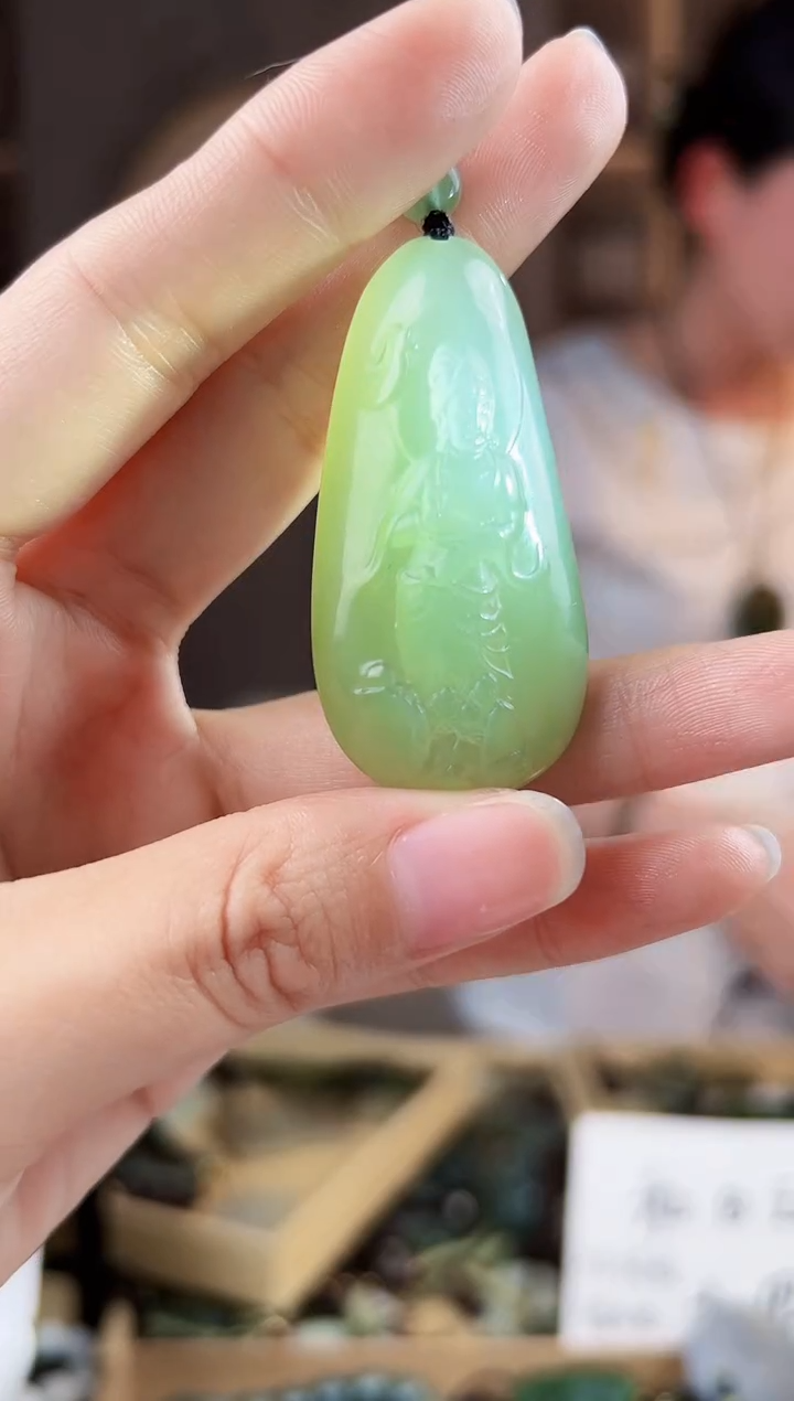 颈饰未镶嵌和田玉拍一发一，多样性发货