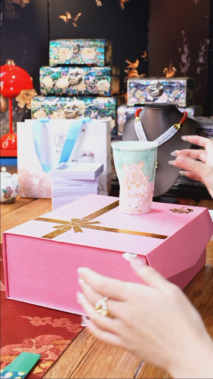 【闪购商品】瓷片豆包儿推荐饰品摆件