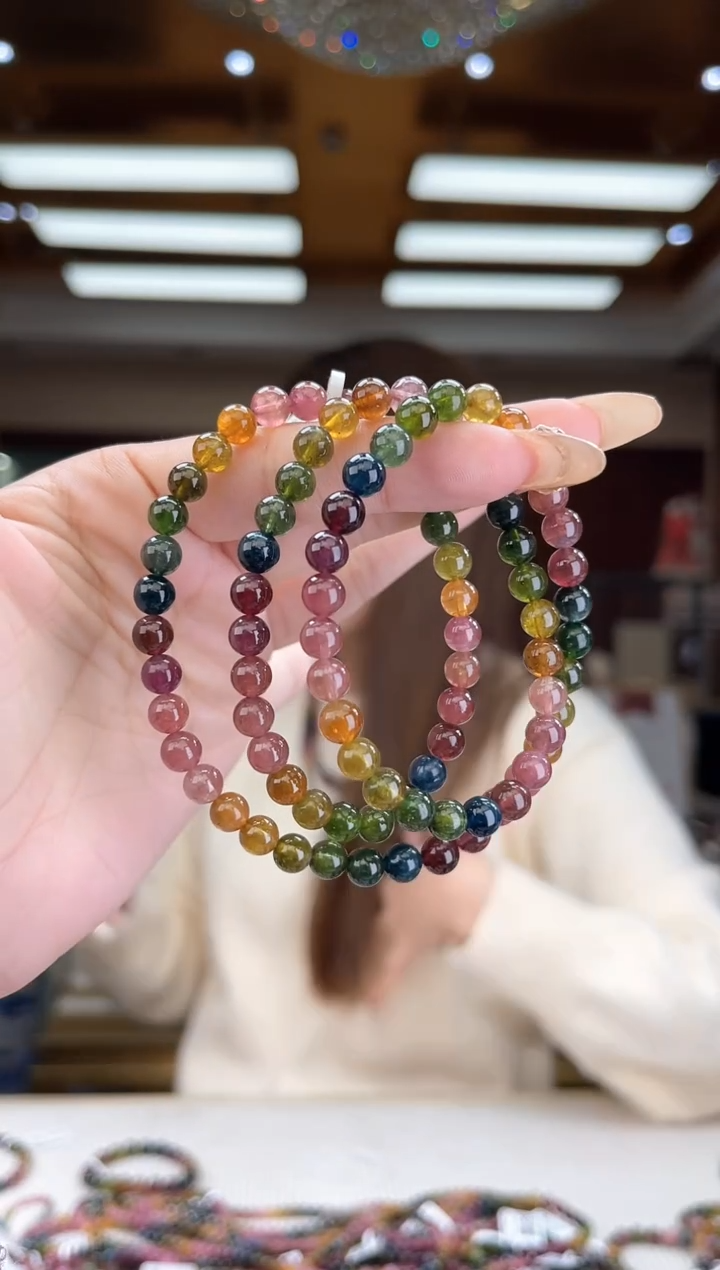 【闪购商品】碧玺/未镶嵌6mm+碧玺多圈23多样性发货