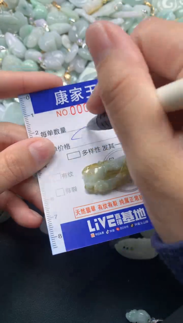 颈饰未镶嵌翡翠7789