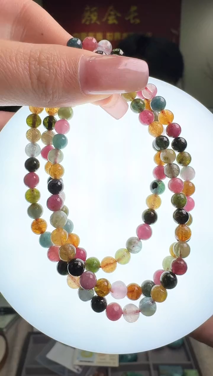 【闪购商品】碧玺手链未镶嵌多样性发一件 537