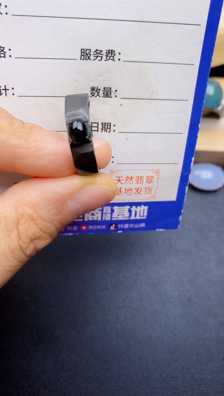 翡翠戒指银S925镶嵌222222