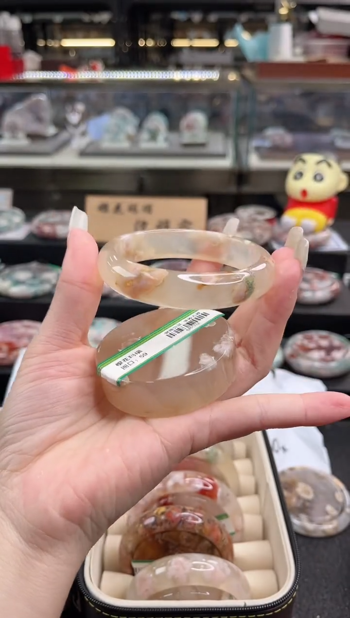 未镶嵌手镯石英质玉59圈口（赠品镯心）6751742