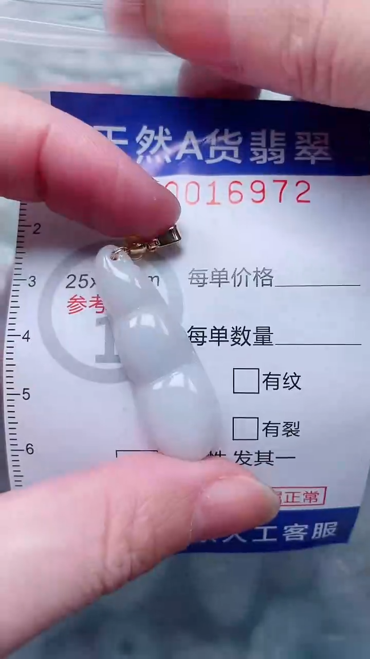 翡翠未镶嵌吊坠(不含链)1