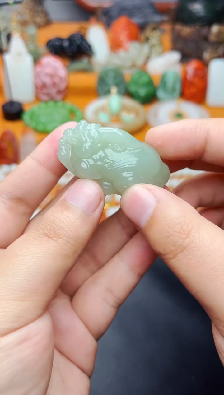 【闪购商品】和田玉颈饰未镶嵌貔貅01