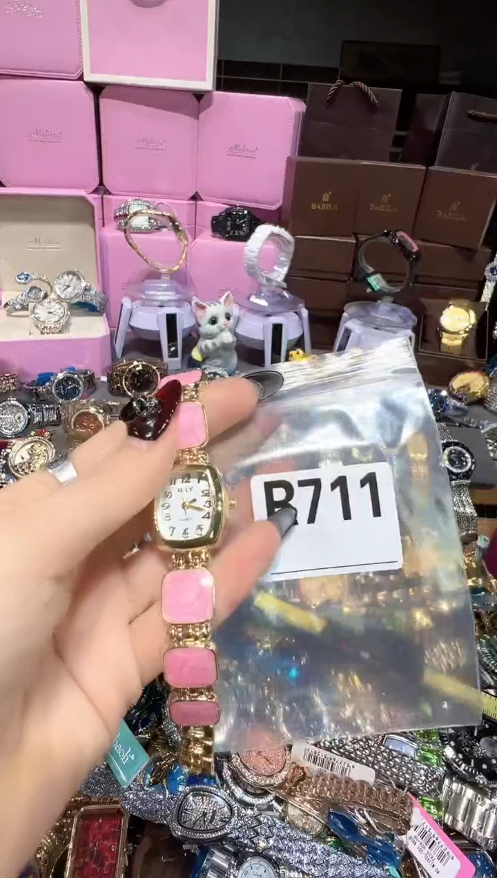 石英机芯不锈钢不锈钢直播定闪专用